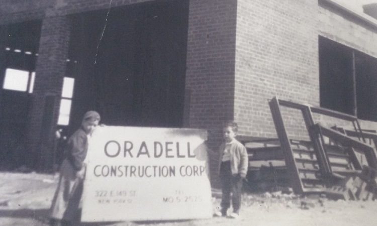 exterior view of an industrial building